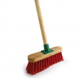 Brush - 18" Broom, Red...