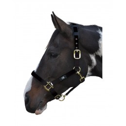 Headcollar, Deluxe, Black,...
