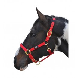 Headcollar, Deluxe, Red, Full