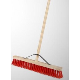 Brush - 24" Broom, Red...